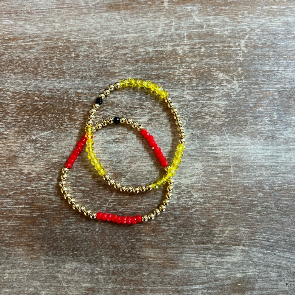 Allie + Bess Lila Bracelets Stretch Gold Plated - Picture 5 of 5